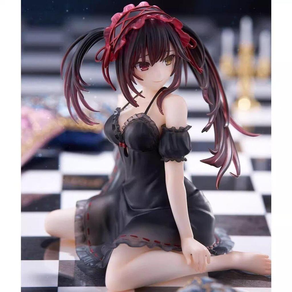 Date A Live Kurumi Tokisaki, Tohka Yatogami Pajamas Casual Outfit Limited Color Version Prize Figure Model Decoration Gift