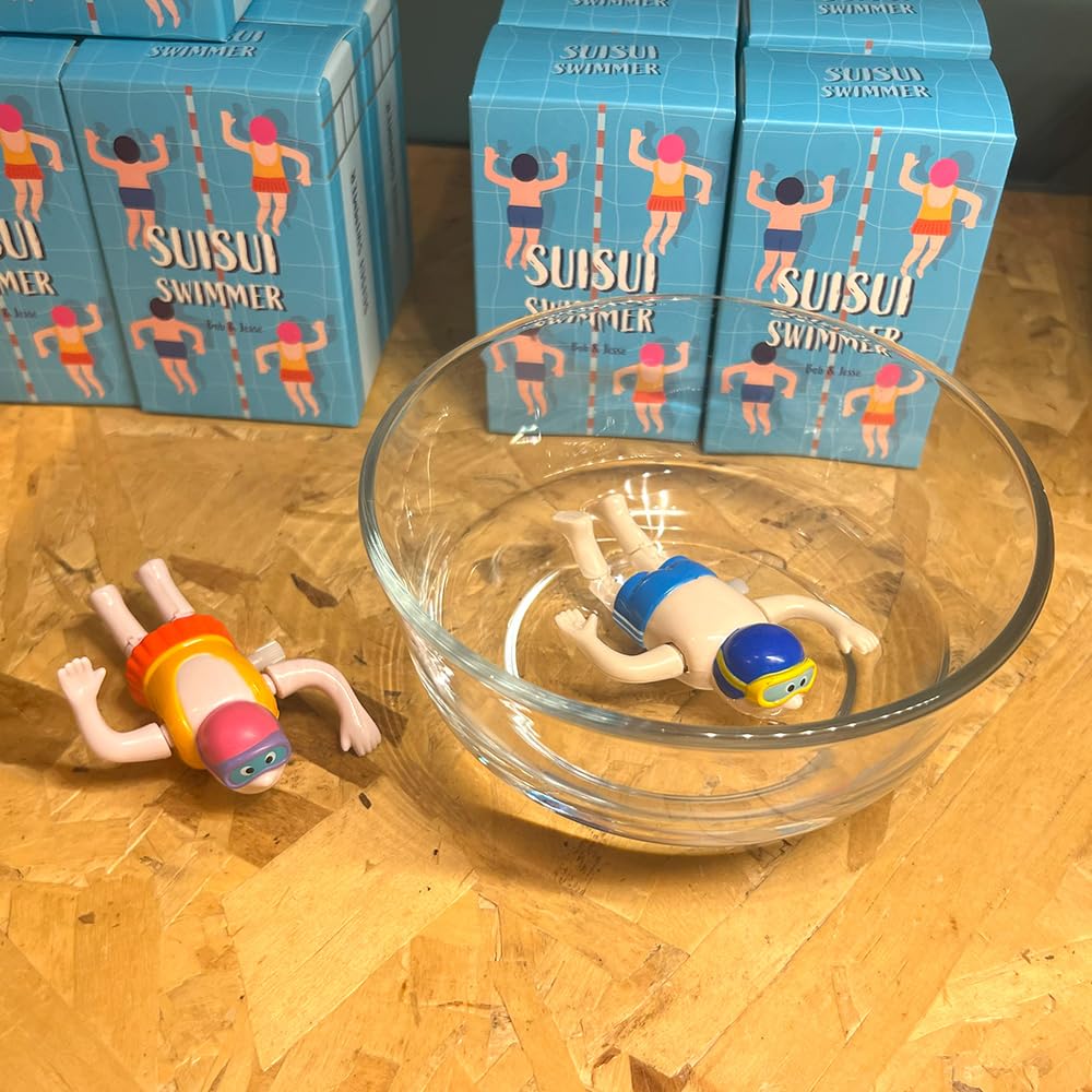 SUISUI SWIMMER Toy for and Swimming Wind-up Pool, Bath, (JESSE) #25341