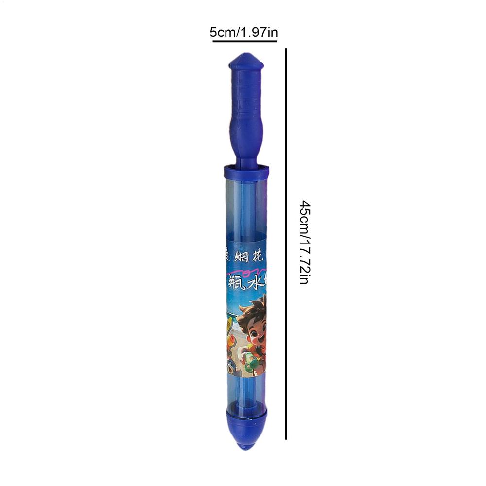 Water Squirter Romantic Firework Style Water Spray Toy Interactive Pull-Out Pool Game High Pressure Party Entertainment for Pool синий