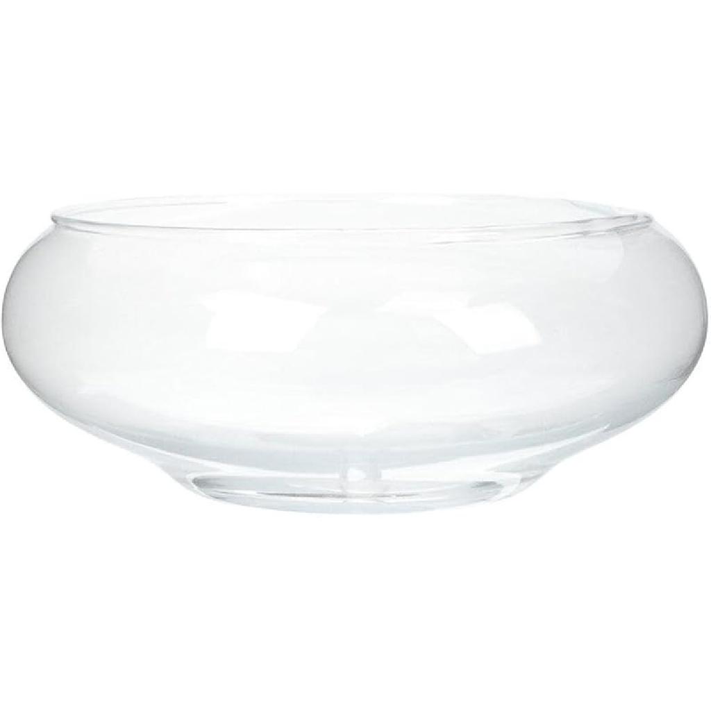 VOSAREA Glass Vase Bowl Glass Bubble Bowl Terrarium Succulent Planter Air Plants Hydroponic Display Floating Candles Clear Bubble Bowl Fish Bowl