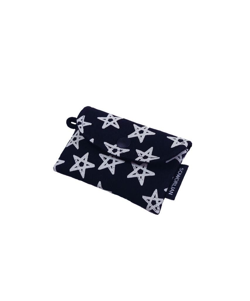 Soworlian Simple Card Wallet_Drawing Star