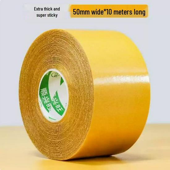 Buki Strong Adhesive Transparent Double-Sided Tape for Carpets and Cushions