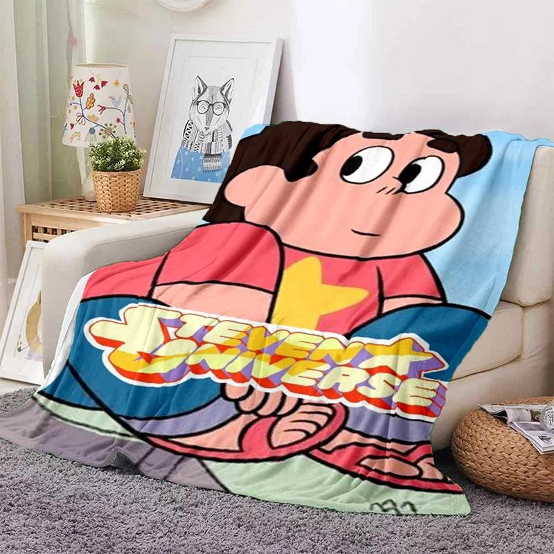 Soft Warm Anime Curly Hair Steven Universe Living Room Sofa Cover Carpet for Beds Decoration and Picnic Blanket for Kids