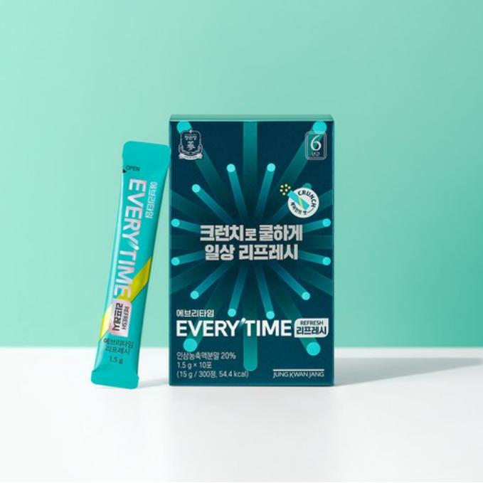 Everytime CheongKwanJang Refresh 10p, 15g | Energy & Immunity Boost