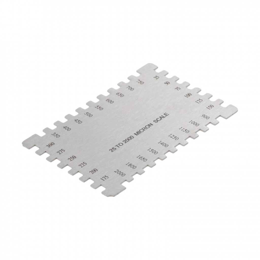 Hexagonal Paint Tool Stainless Steel Gauge Wet Film Comb