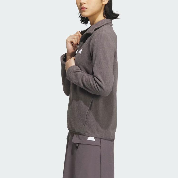 Adidas City Escape 3-In-1 Casual Hooded Fleece Jacket Women Outerwear Clear-Pink JE8588