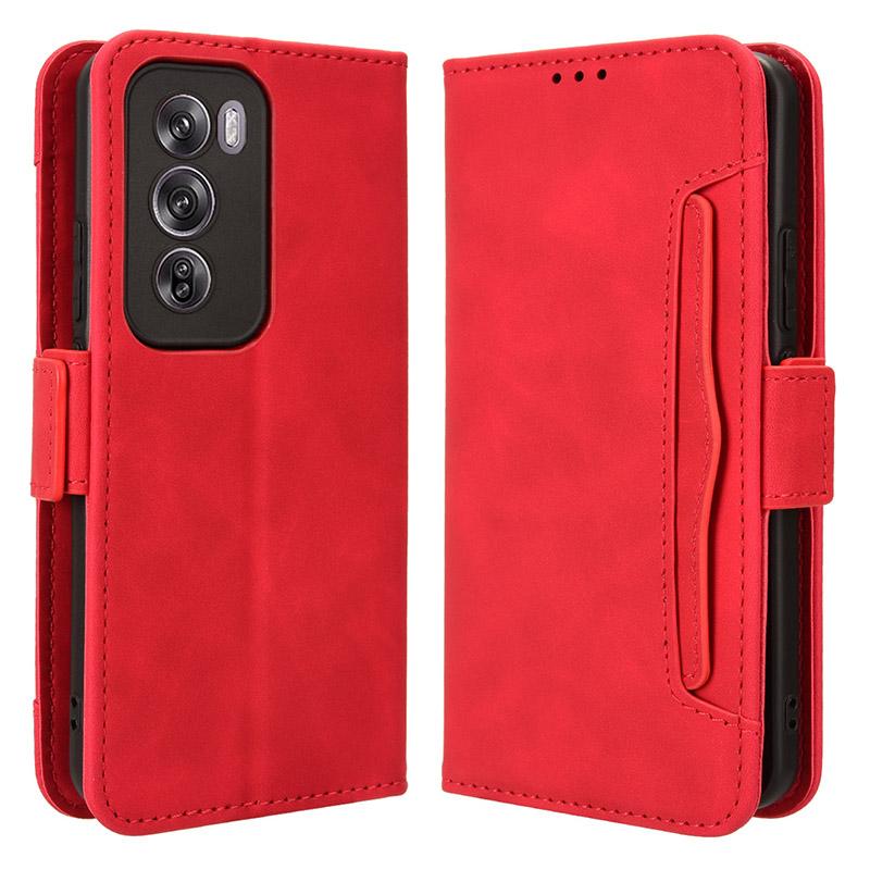 For Oppo Reno12 Pro 5G (Global) Case Multiple Card Slots Leather Phone Cover