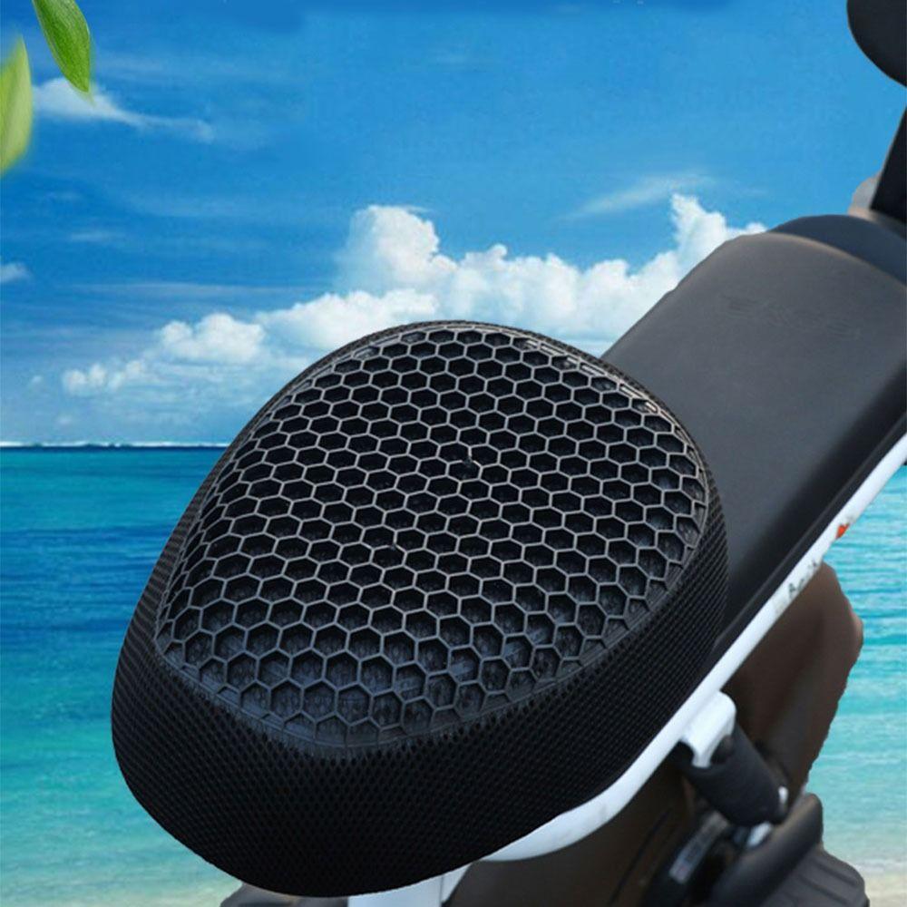 Elastic Gel Seat Cushion Breathable 3D Honeycomb Motorcycle Seat Cover  Unisex