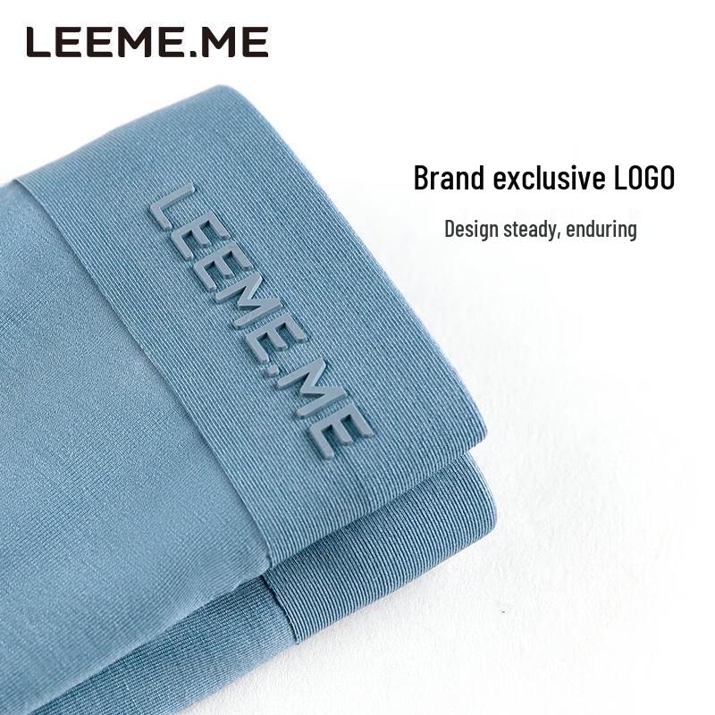 LEEME.ME Herren 80er-Pack Modal Nahtlose Mid-Rise Boxerbriefs (3 Pack)