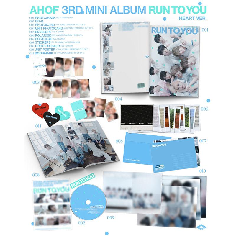 [Pre-order] AHOF 3rd Mini Album [RUN TO YOU] PHOTOBOOK Ver. (Online Benefit)