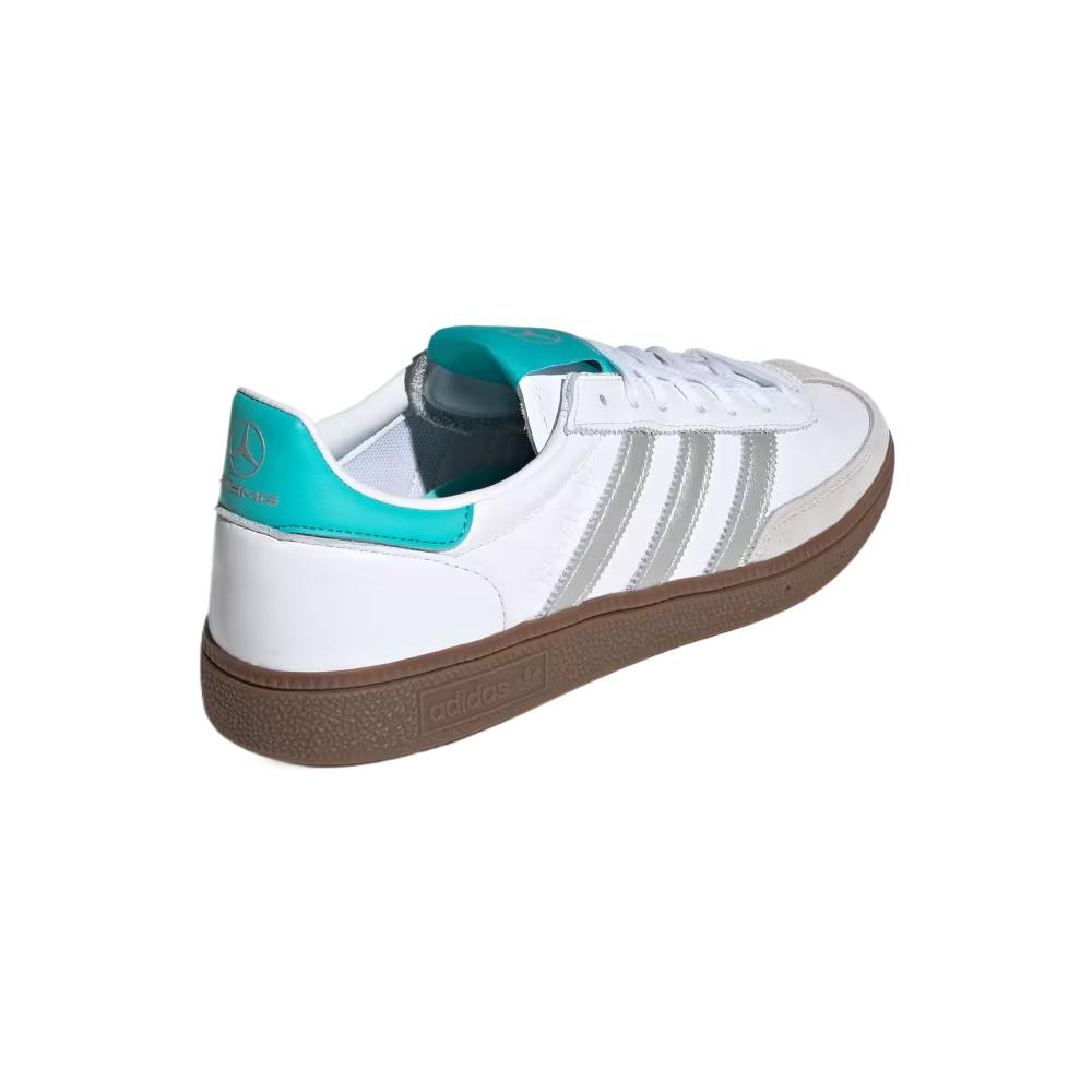 Mercedes AMG x adidas Handball Spezial Cloud White Herren Sneaker Silber-Metallic Gummi KJ1178