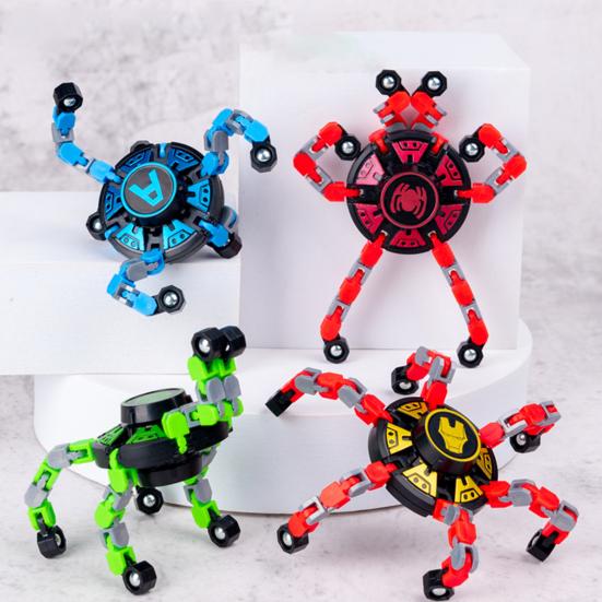 Spinning Hand-eye Coordination Top Fingertip Decompression Fun Plastic Fidget Spinning Top for School