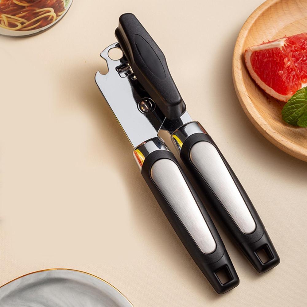 Stainless Steel Jar Opener Handheld Lid Gripper Kitchen Tools Can Opener  Elderly/Female