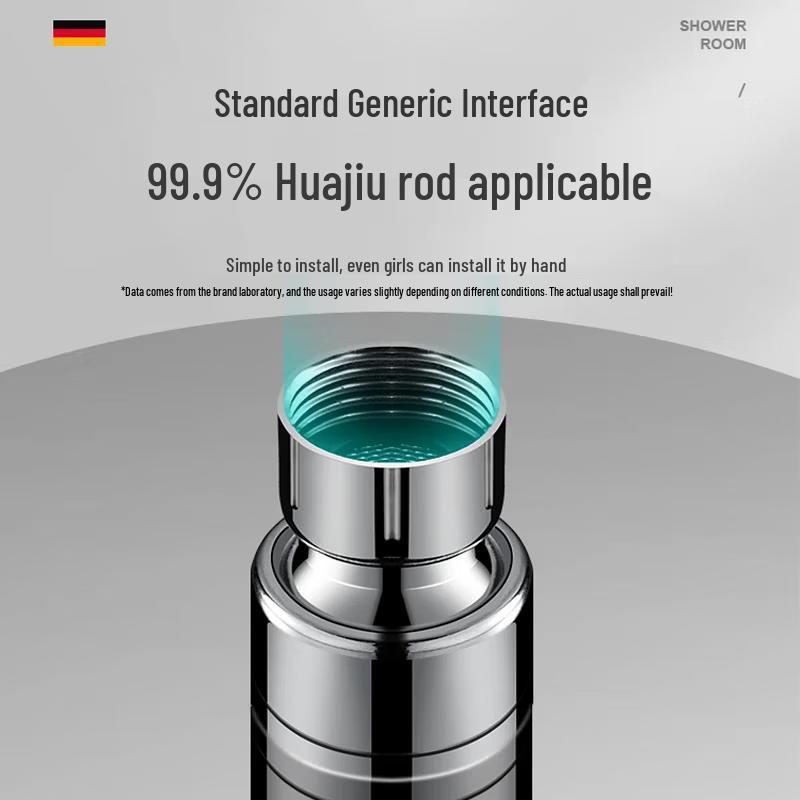 iLeddog German Pressurized Shower Head