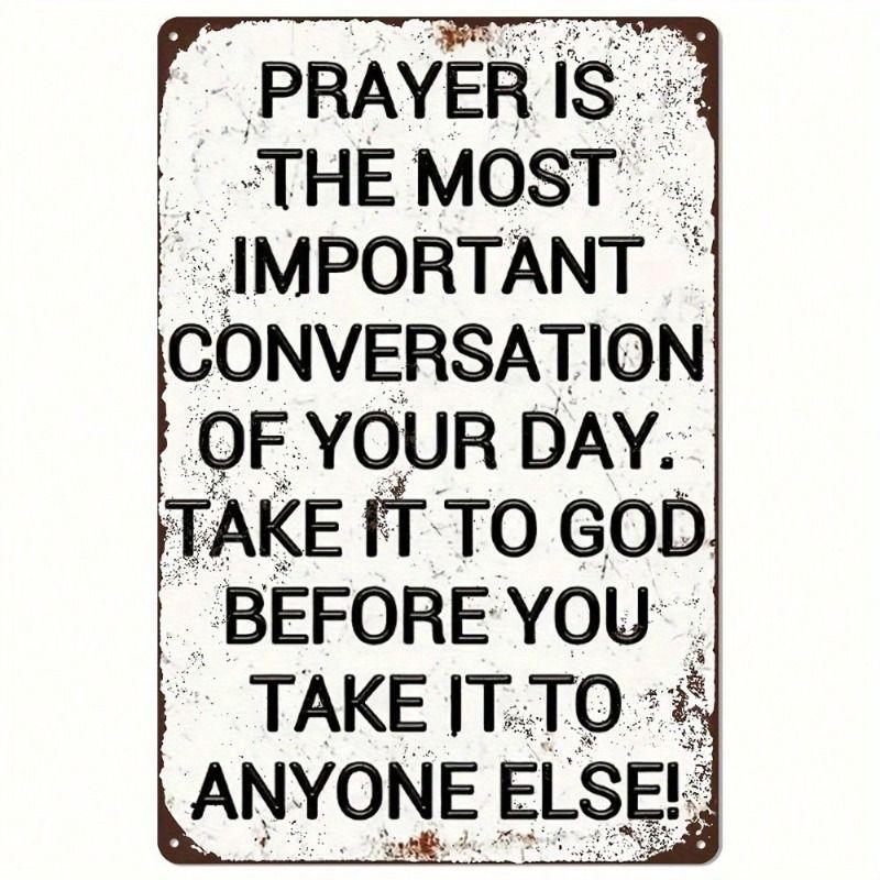 Vintage Metalen Blik Wandposter Bord 20x30cm