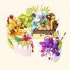 Handmade Dessert Building Blocks Birthday Cake Assembly Model Funny Block Toys