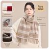JIUMU Women's 100% Pure Wool Scarf and Shawl