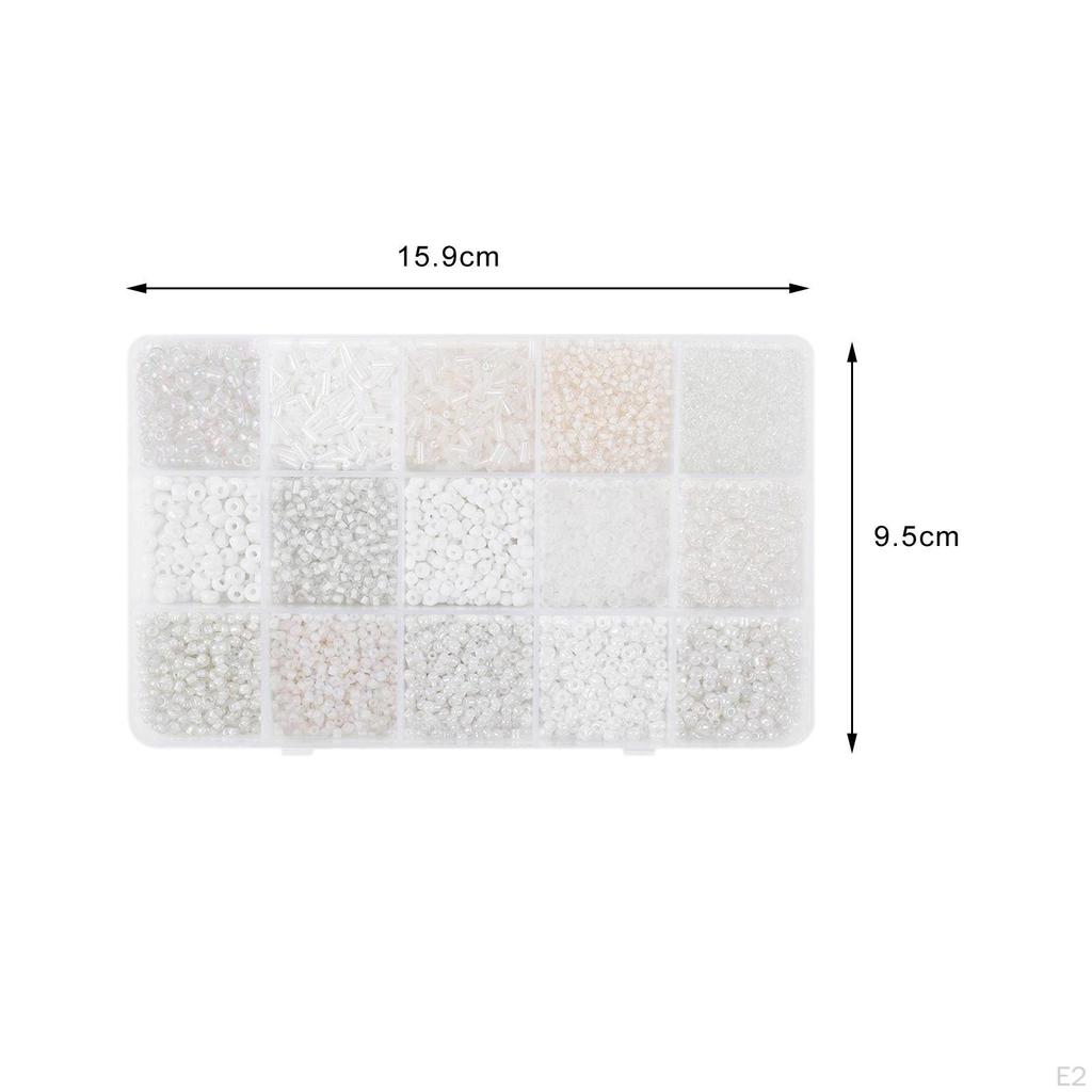 Bead Kits Craft Beads Spacer Small for Jewelry Making Finding Necklaces