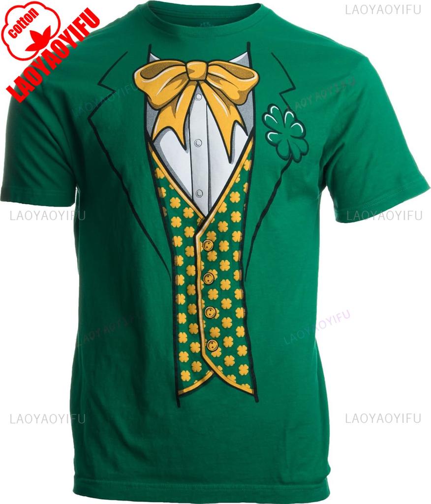 Saint Patricks Day Holiday Costume Tees Funny Irish Festivals Novelty Shirts Unisex TShirts Y2k Top Goth Ropa Mujer 2026 Tees