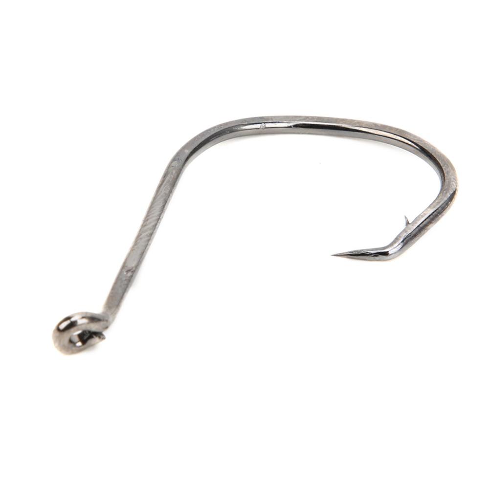 100PCS with Sharp Barb Circle Hooks 8/0# Fishing Hooks Durable Octopus Circle Hooks  Catfish Bass