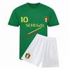 Children's Football Kit - NPZ - Jersey #10 and Shorts - Green - Lightweight Fabric - Breathable