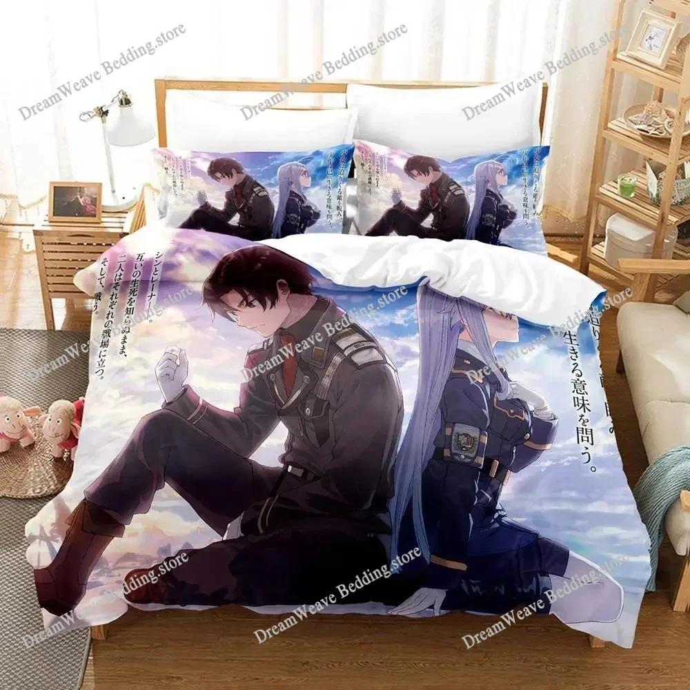 Anime 86 Eighty Six Bedding Set Duvet Cover Bed Set Quilt Cover Pillowcase Comforter King Queen Size Boys Adult Bedding Set963