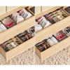 Wardrobe drawer organizer, 4-in-1 foldable compartment underwear set