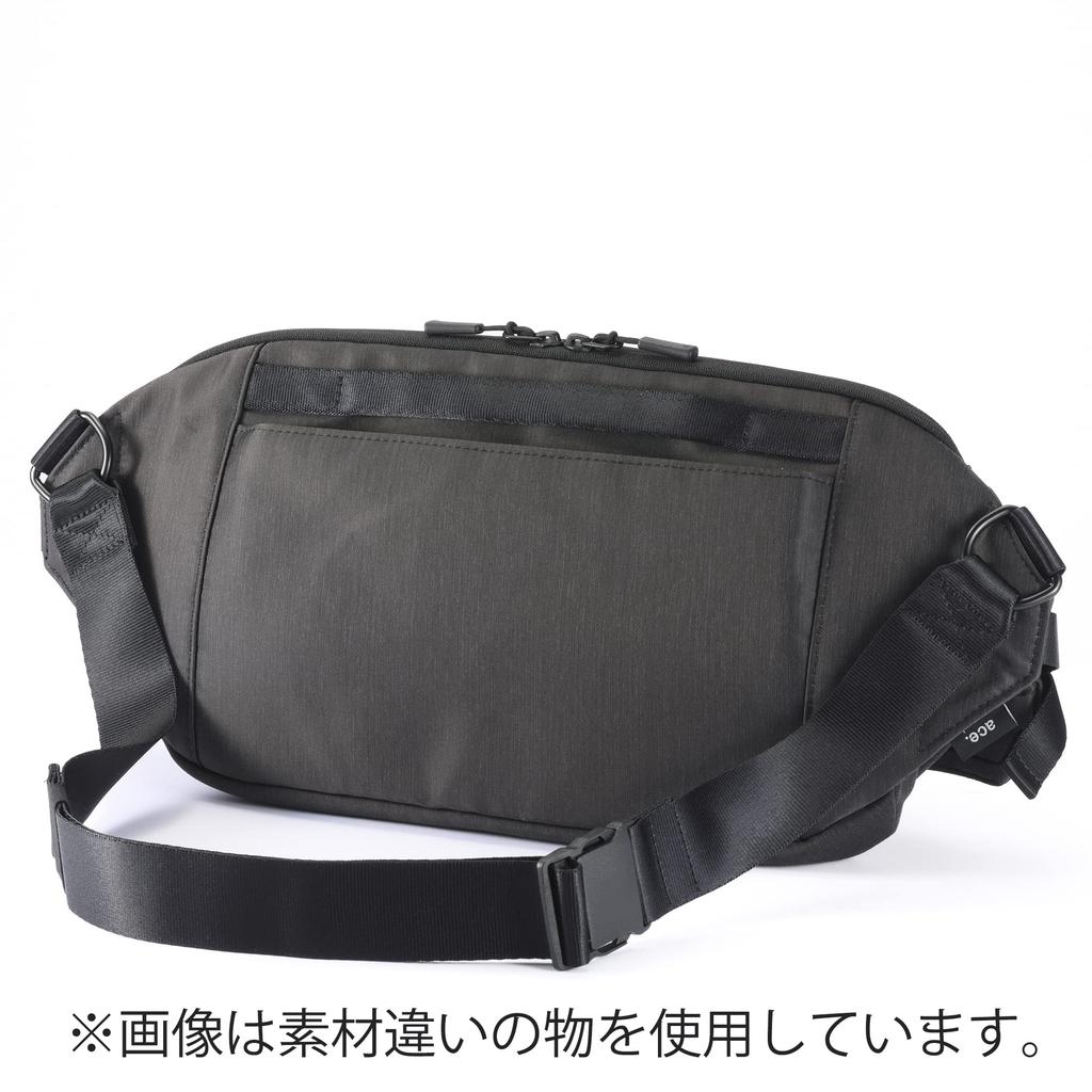 Ace Gene Expandable Sling Bag, B5 Compatible, Holds 10.1-inch Tablets, "CROSSLING-VCrossling Anti-Virus Type," Water-Repellent Synthetic Leather, No.