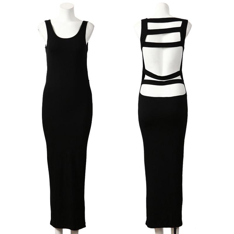 Women Spring Summer Long Maxi Dress Lady Sleeveless Dresses KTB