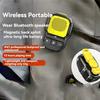 ABUO-Outdoor Sports Wireless Bluetooth Small Speaker Back Clip Portable Wear Small Speaker Waterproof Mini Speaker