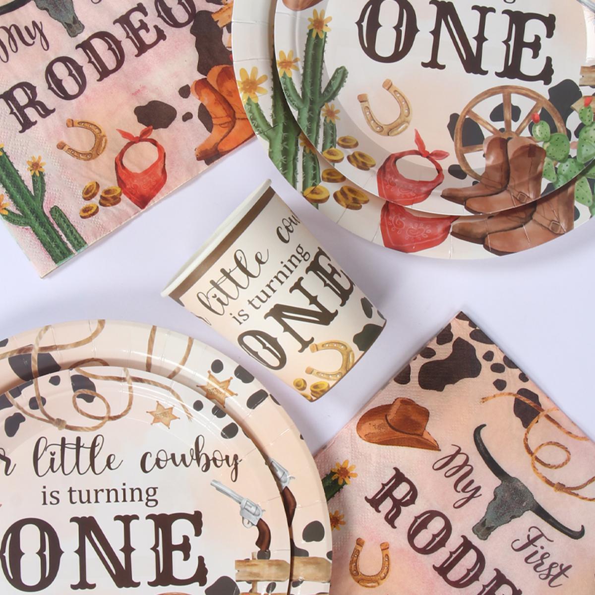 

Посуда для дня рождения в стиле вестерн Бумажные тарелки с принтом пейсли Столовая посуда в стиле Дикого Запада Подарки на день рождения в стиле вестерн-ковбой Украшения