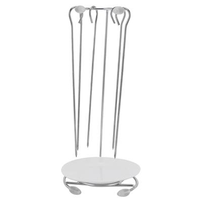 Griglia per spiedini per barbecue in acciaio inox Griglia per barbecue Kit per barbecue con girarrosto