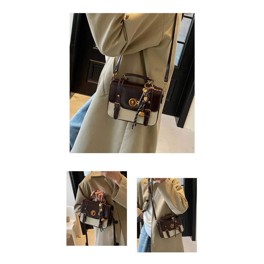 Niche High-end Design Handbag Bag Women's Versatile Trend Small Square Bag Retro Shoulder Messenger Bag