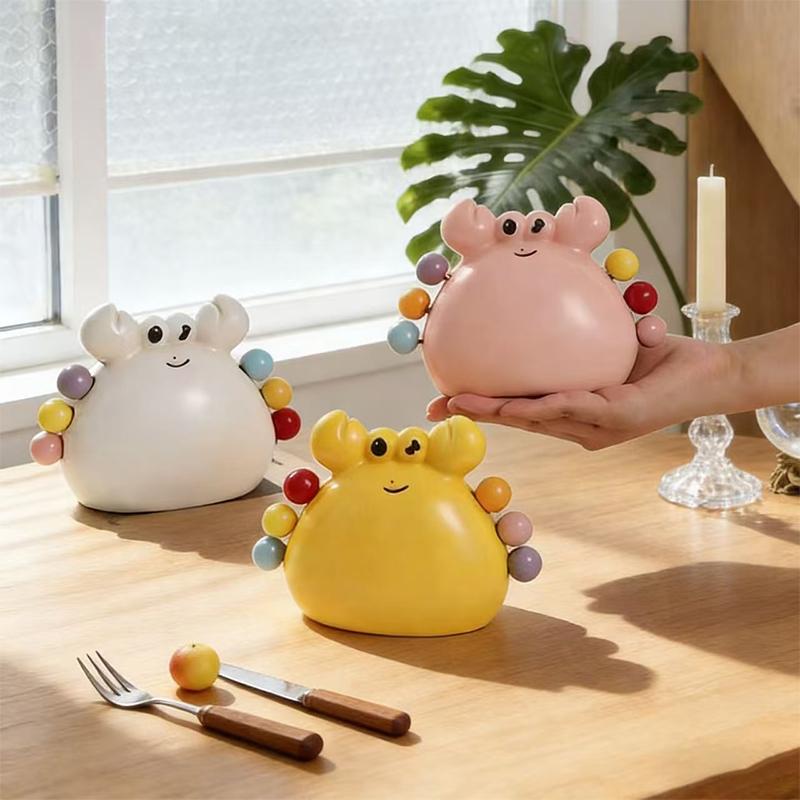 Cute Crab Fruit Fork Set Home Living Room and Kitchen Desktop Decoration Ornament Fruit Tools Gift