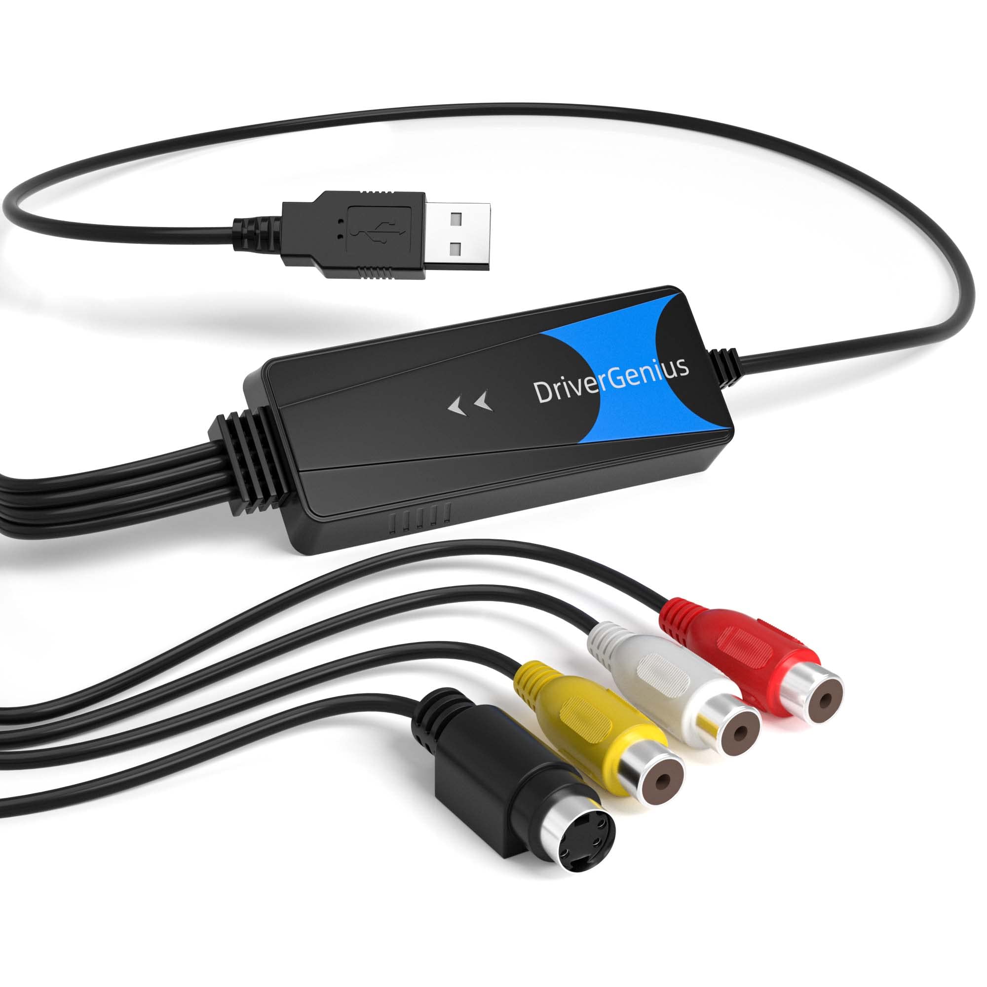 

DriverGenius VDC2021 USB Video Capture Digitization Windows 15 2.0 - VHS/MiniDV (DVD compatible, S-video/composite input, 11/macOS compatible)
