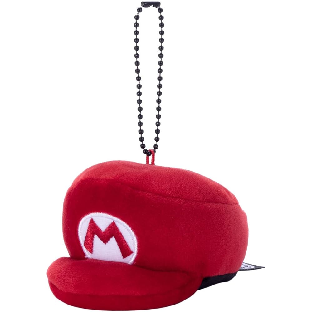 Super Mario Mocchi-Mocchi GameStyle Mario Hat Ball Chain Mascot Approximately 10cm