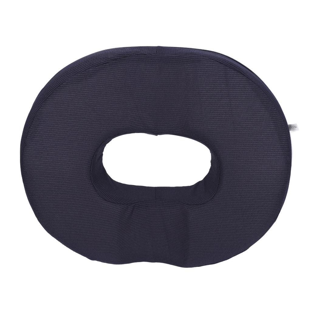 Donut Sciatica Support Donut Memory Foam Chair Cushion Pillow for Tailbone Navy Blue 4U Male