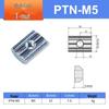 Aluminiumprofil-Verbindungsblock L-Block M4/M5 Einzel-/Doppelbohrungs-Mutter für Roboterarm-Zubehör (PEP2525, 1818)