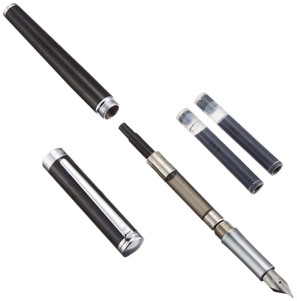 Sheaffer Fountain F Fine Onyx Officially Imported ITS9235PN-F Dual-Use Pen, Nib, Black,