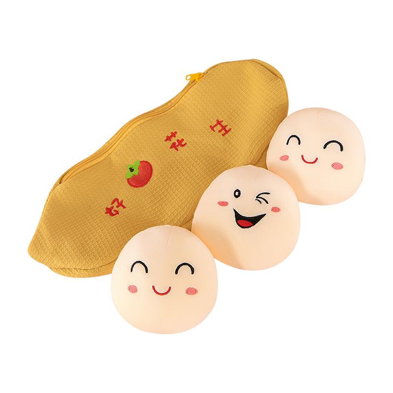 Creative Persimmon Peanut Plush Toy Children's Dolls Activity Sprinkle Gifts for Girls' Bedside Pillow