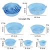 Silicone Baking Pan - High Heat Resistant, Easy to Clean, Round Mold for Air Fryers