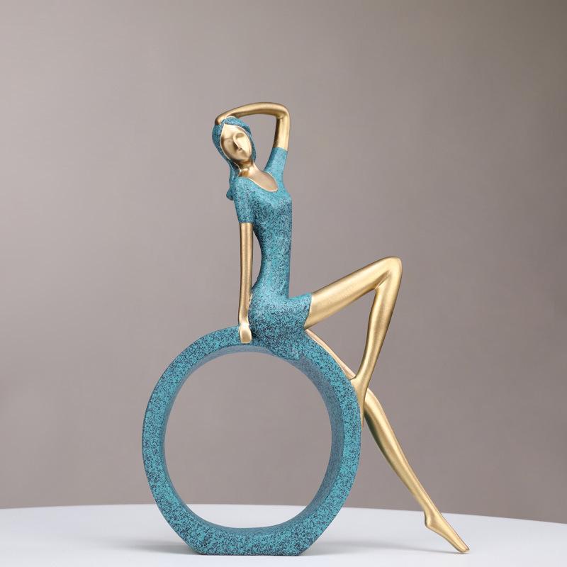 Nordic Modern Wine Cabinet Decor: European Style Living Room Ornaments & Wedding Gift