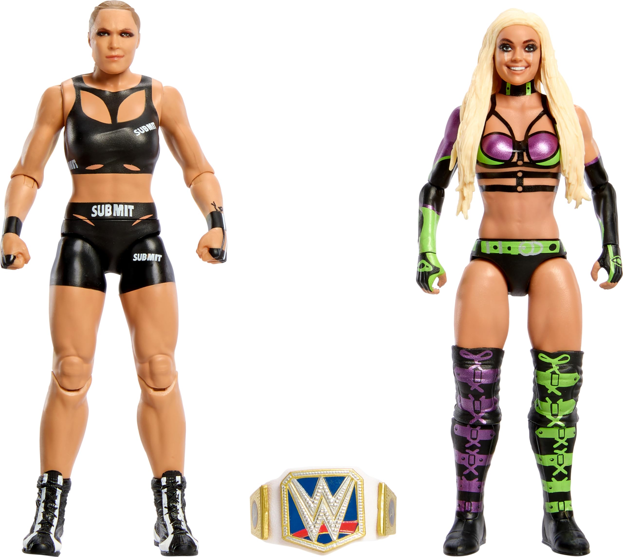 

Mattel Поединок за титул чемпиона WWE Ронда Раузи против Лив Морган, 2-Pack, HTW07