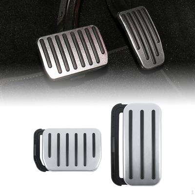 2 Pieces Car Foot Pedal Pads Set Replace Parts, Anti Slip, Rest Covers for Model Y 3 Easy