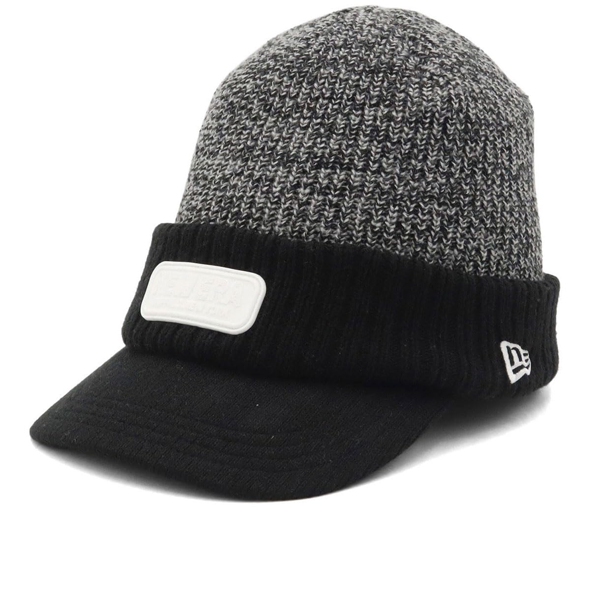 Кепка-визор New Era Golf, Вязаная, Черная, Свободный размер GF, Вязаный визор, Логотип из ТПУ, Черный