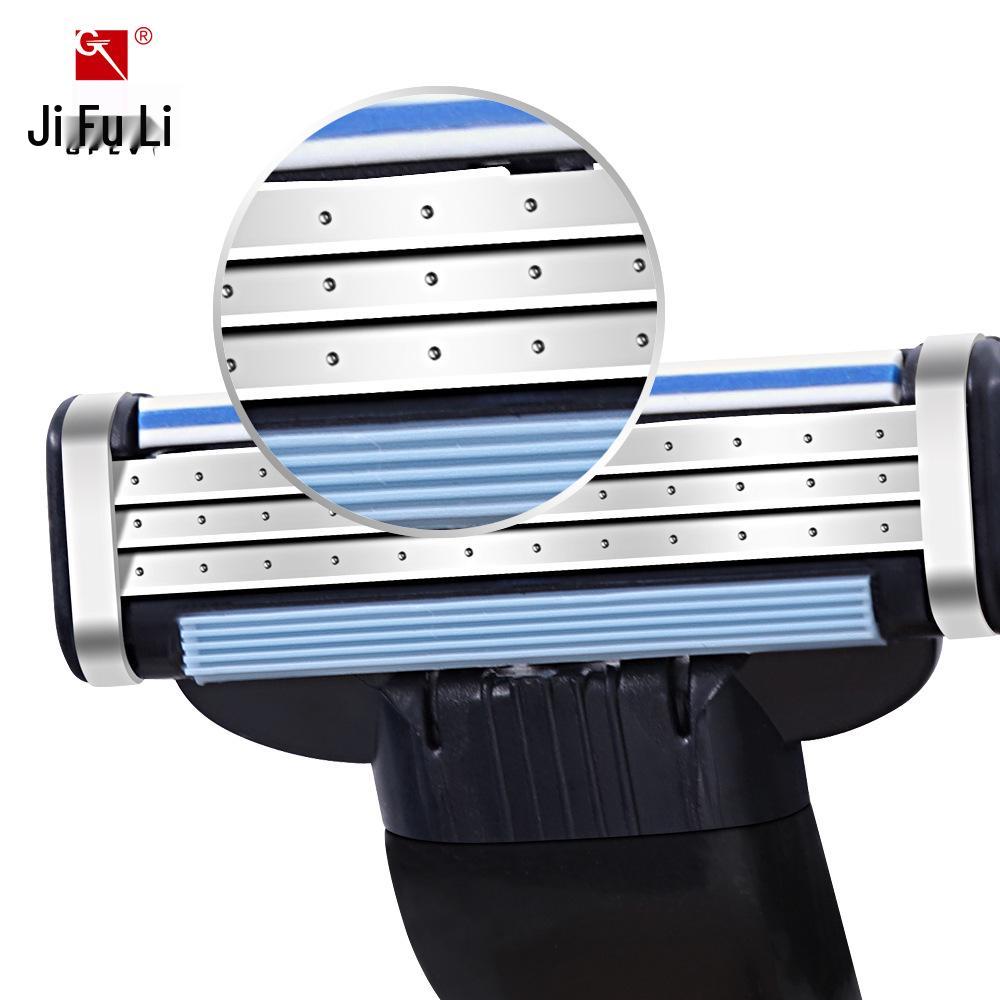 Gillette Triple Blade Men's Manual Razor with 4 Heads