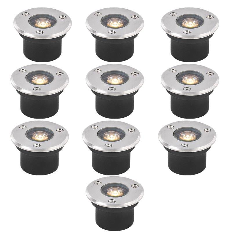 Outdoor Waterproof Garden Spot 220v LED Underground Light Stairs Deck Lights Outdoor Terrace Spot Led Landscape Lighting
