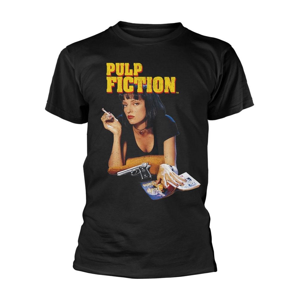 

New 2026 Movie Pulp Fiction Graphics Cotton Unisex Shirt O-neck Men s Y2k Short Sleeve Retro Fashion Tshirt Summer - Men s Su... S разноцветный