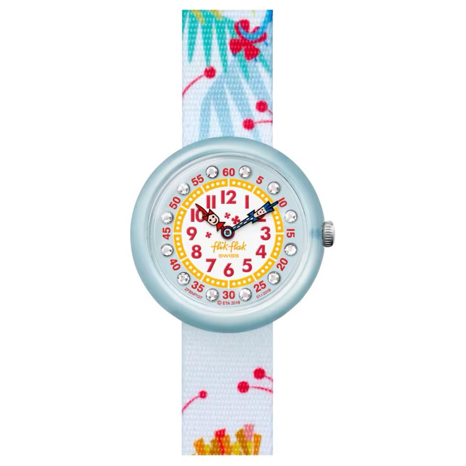 SWATCH Kids Flik Flak Feifei Series 32mm White Watch ZFBNP127 ZFBNP127 White Dial