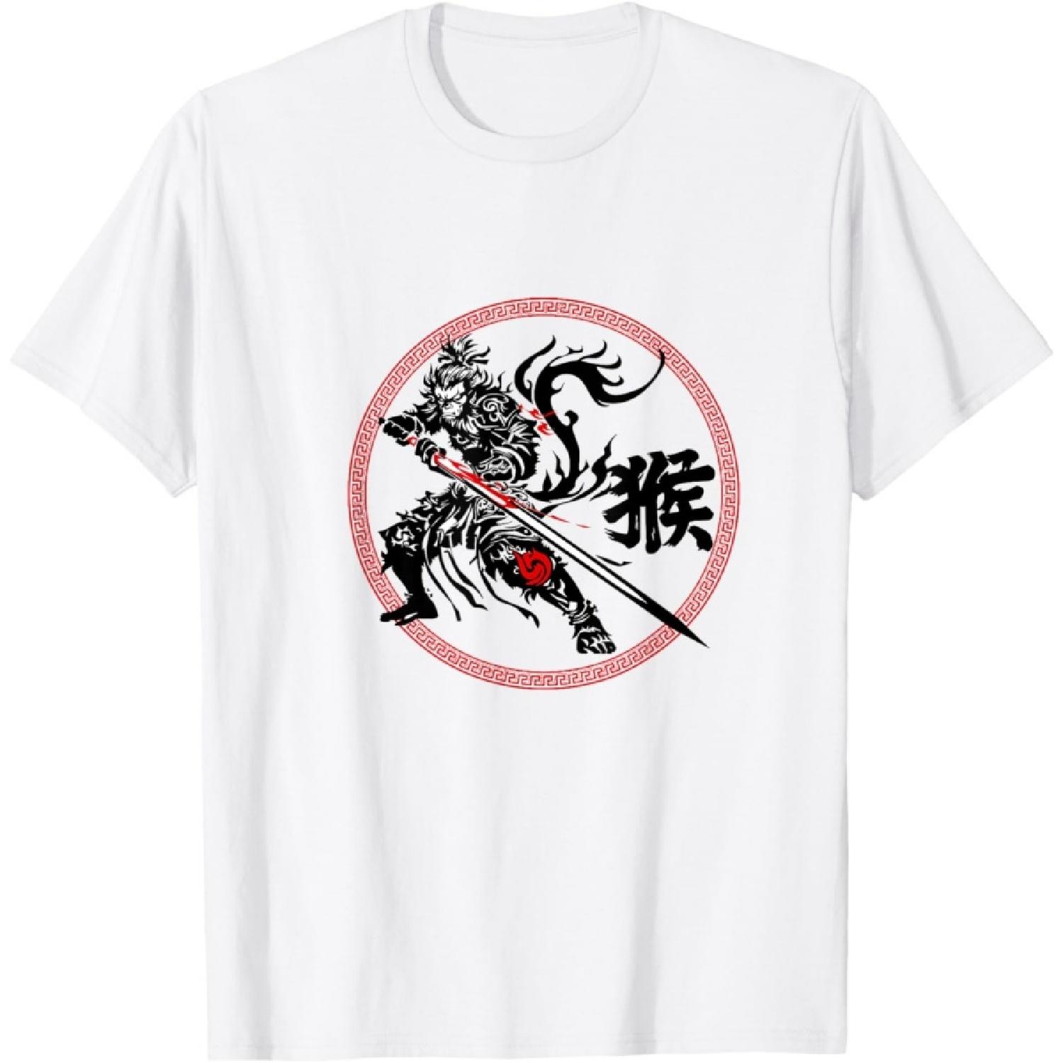 Chinese Zodiac Monkey Sun Wukong The monkey King T-Shirt S